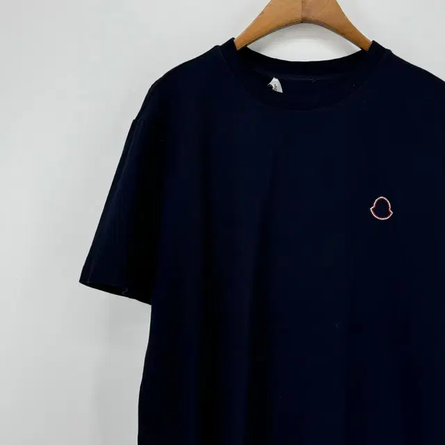 몽클레어 로고 반팔 티셔츠 (3XL size / NAVY)