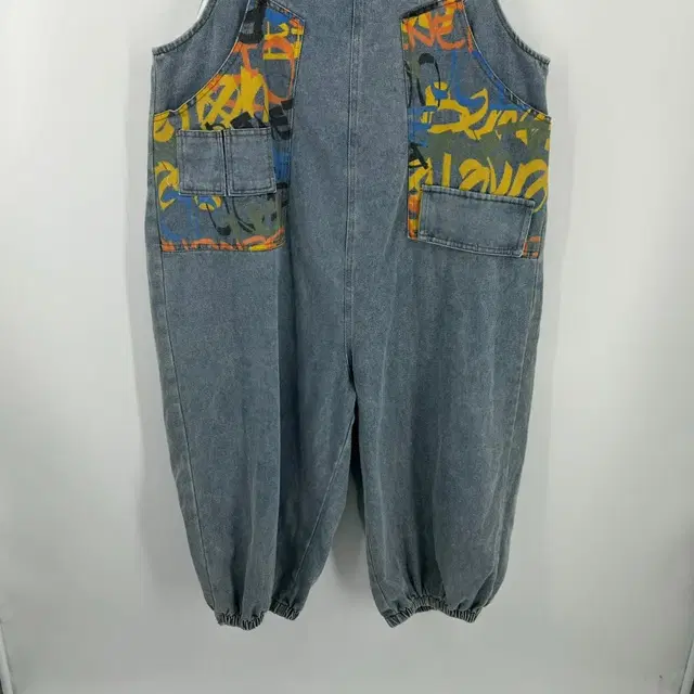 알트베니 데님 조거 멜빵바지 점프슈트 (XL size / DENIM) )