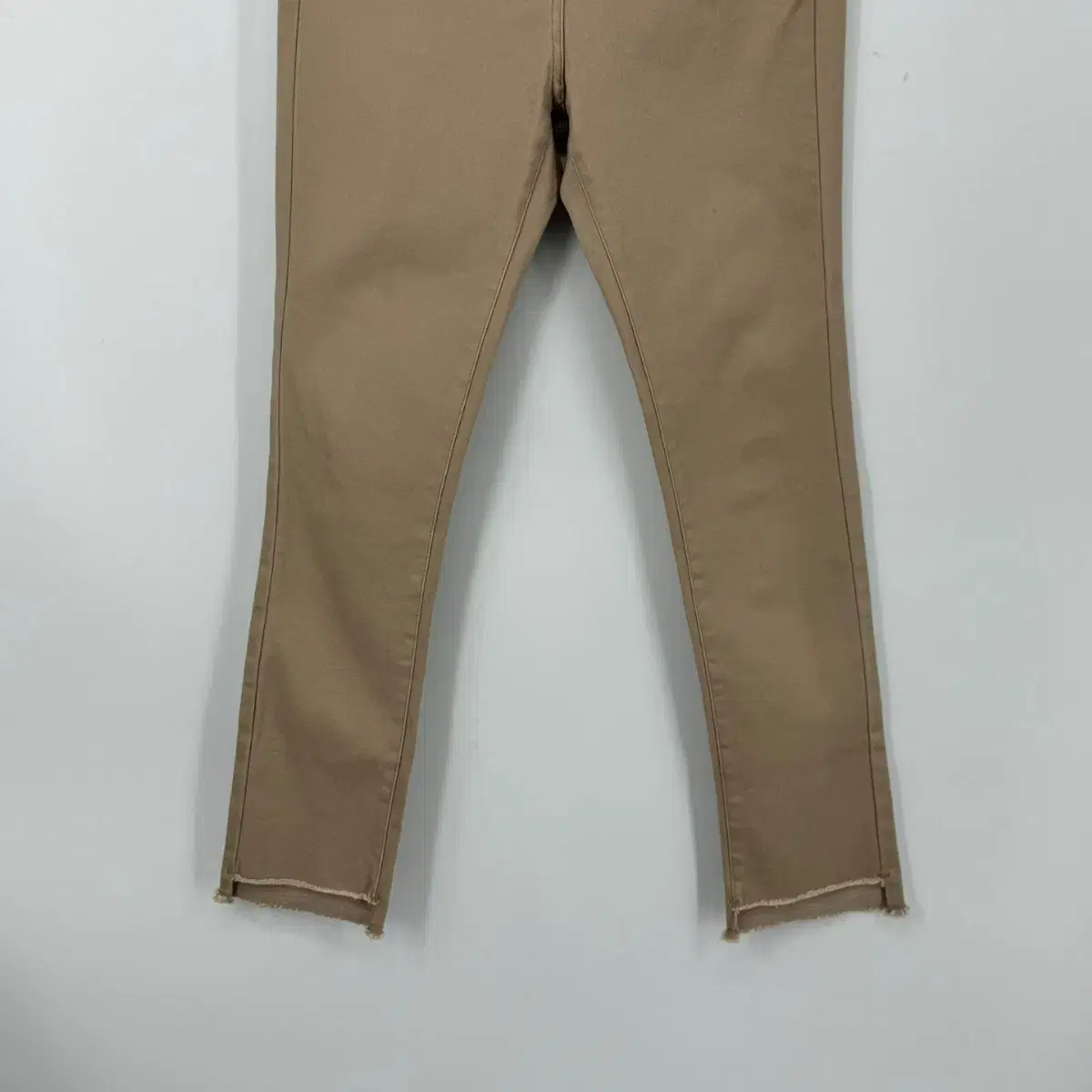 여성 슬림핏 면바지 (26 size / BEIGE)