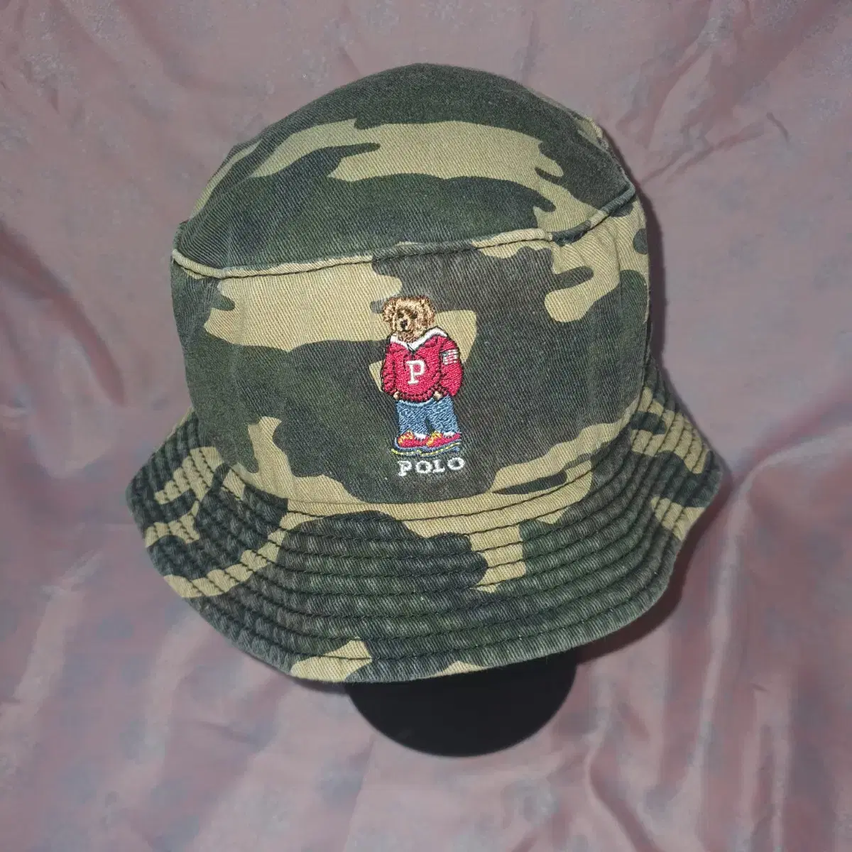 POLO POLO Bear Camo Bucket Hat