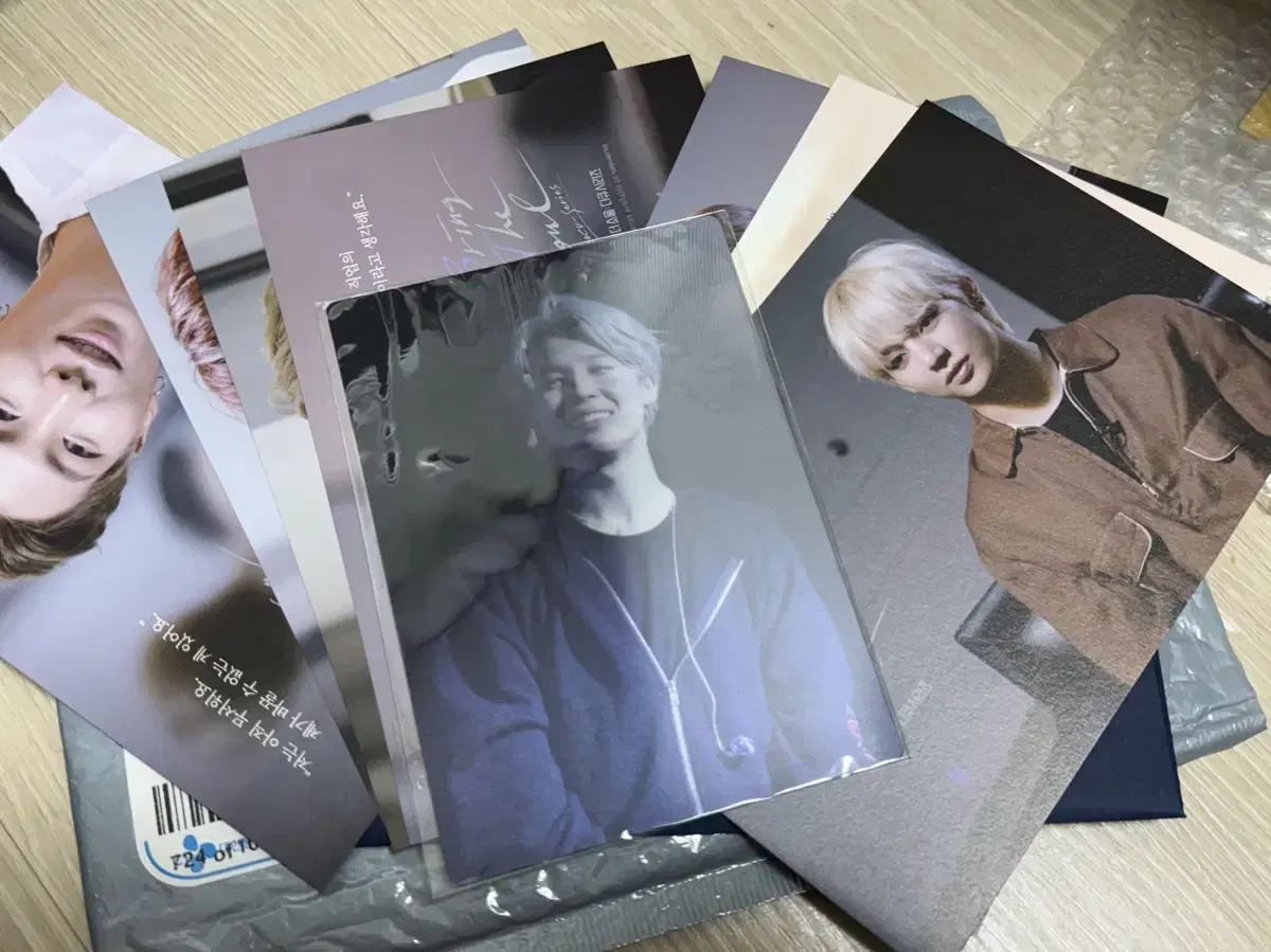 BTS V-Day lenticular jimin +7 postcards