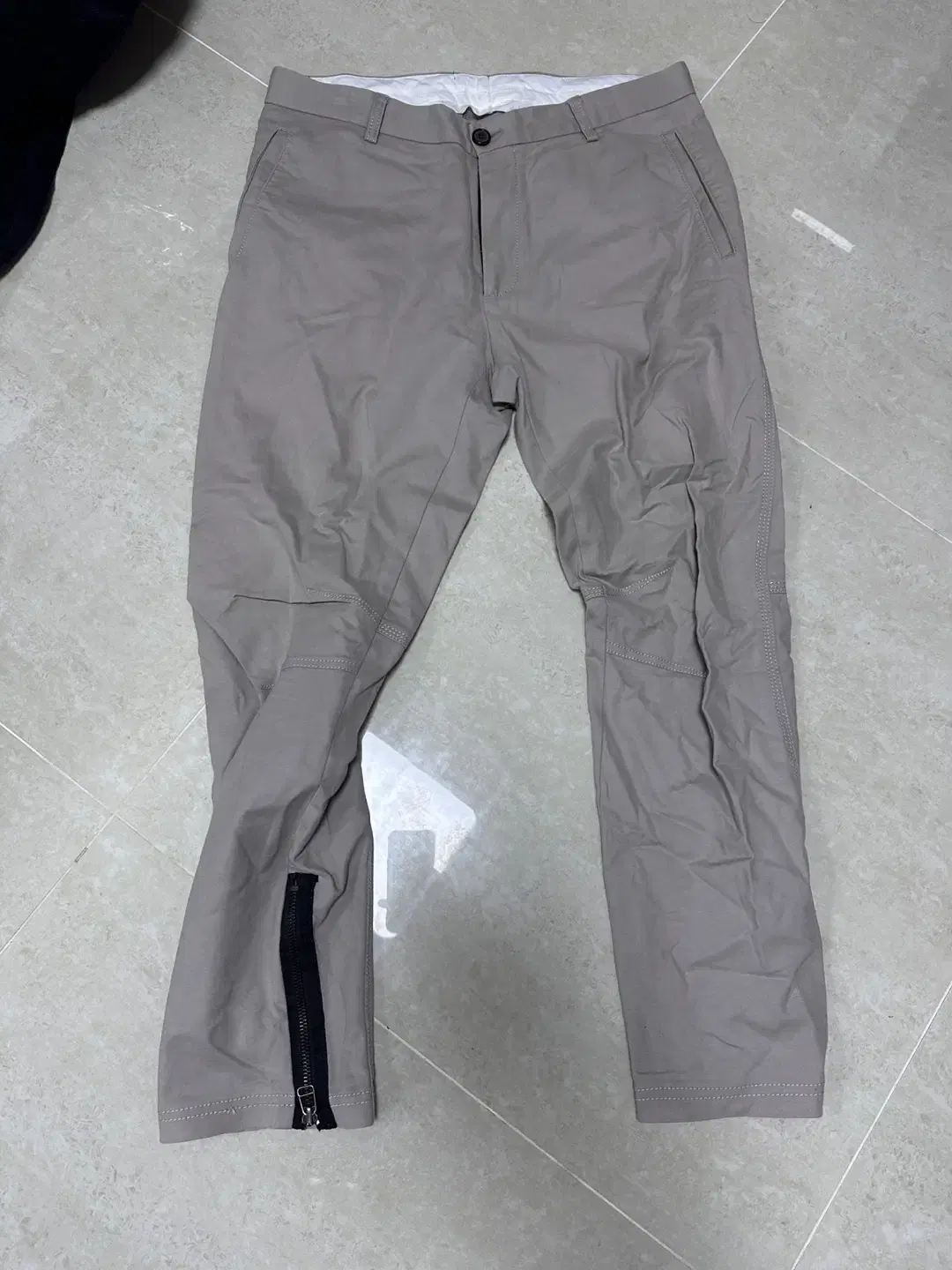 D'anthur hem puffer slacks cotton pants size 48 new