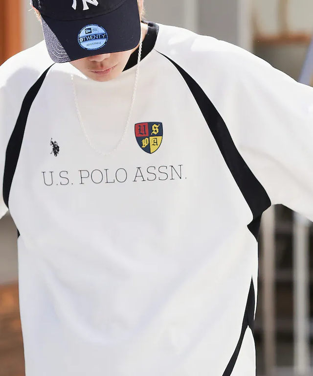 [해외] US POLO ASSN. 레글런 반팔 티셔츠