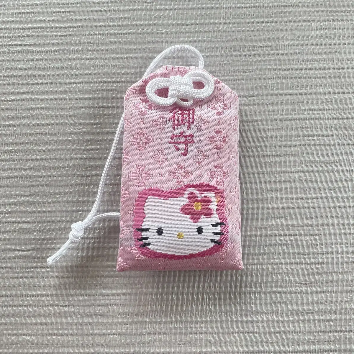 Sanrio Hello Kitty Shrine Omamori Kitty Strap Chamikitty