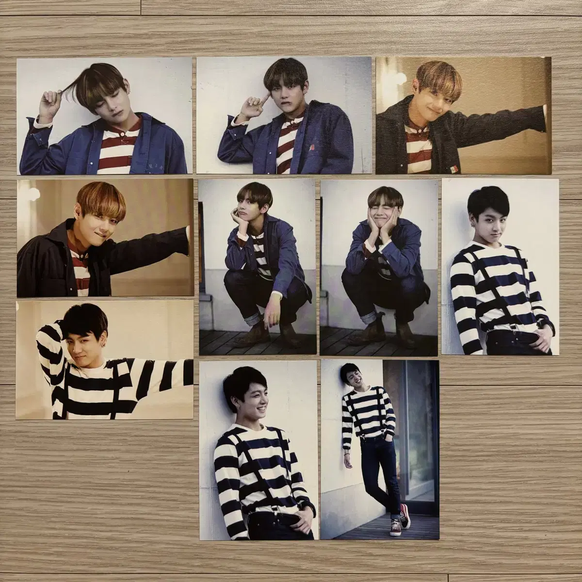 Bangtan Whole Ounce Mini Photocard Taehyung jungkook Set