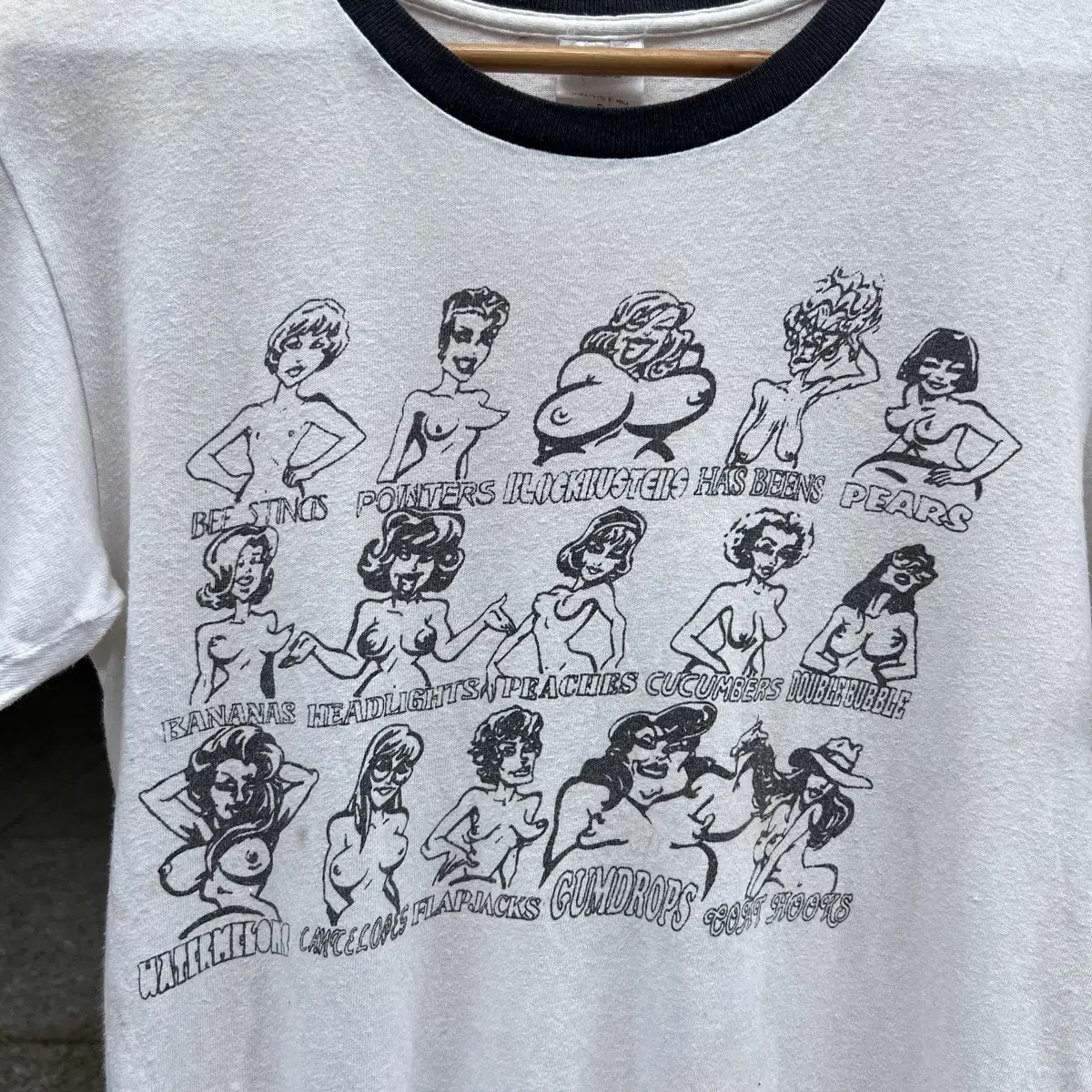 00s Tits Ringer T-Shirt