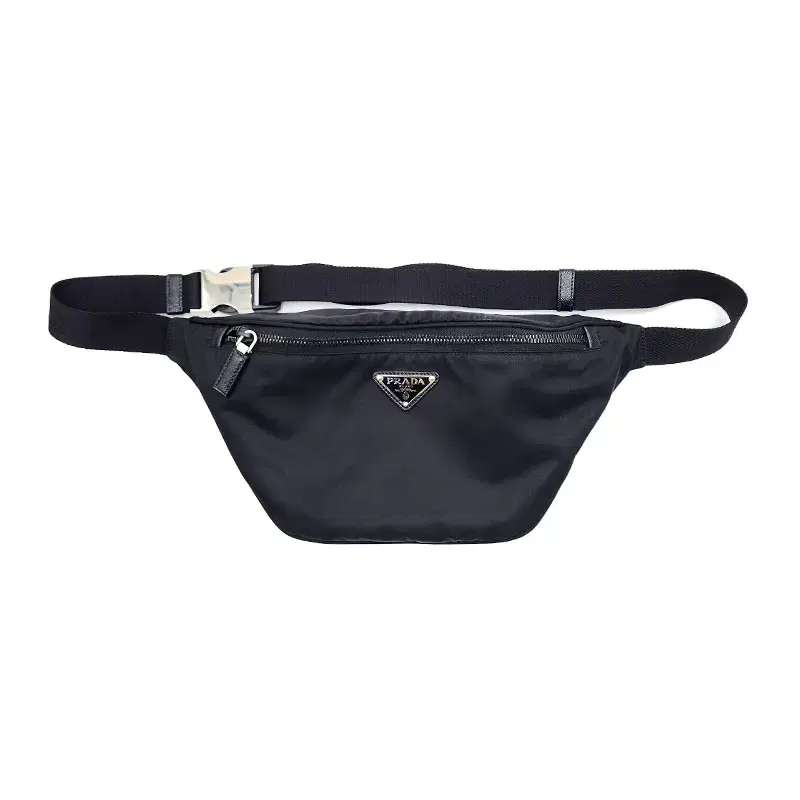 Prada Black Rina Nylon Saffiano Belt Bag 2VL033 2DMH