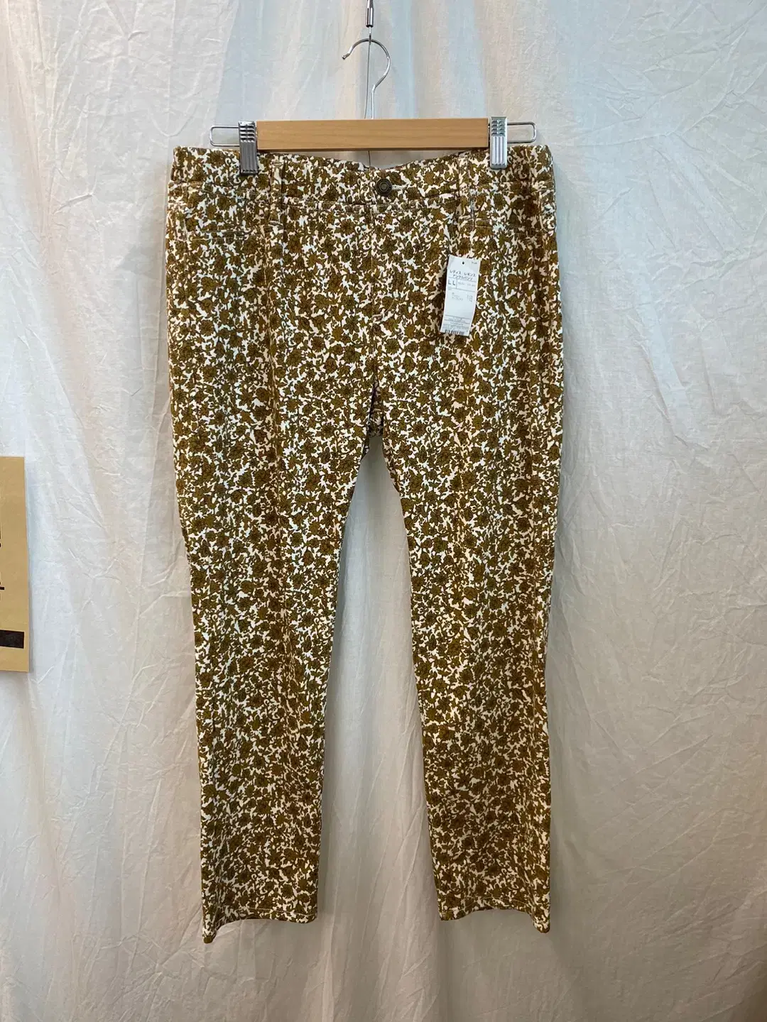 TOPVALU Flower Pattern Banded Pants(L) /11141