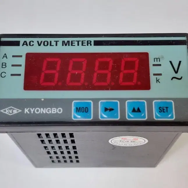 경보전자 DM1N-AV42 디지털 판넬메타 (재고2대)