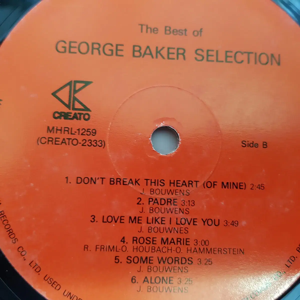 조지베커 george Baker LP