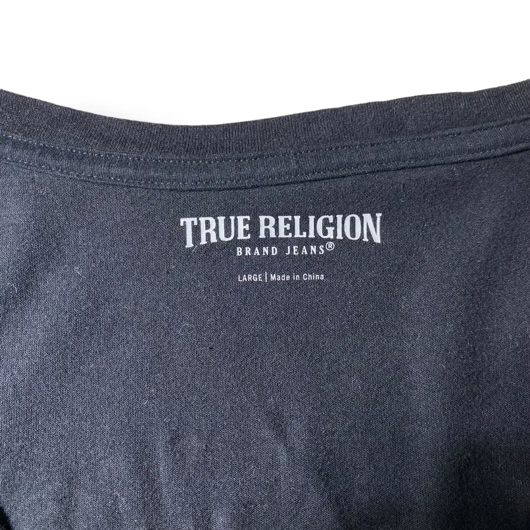 [L] True Religion 트루릴리전 y2k 우먼스 반팔티