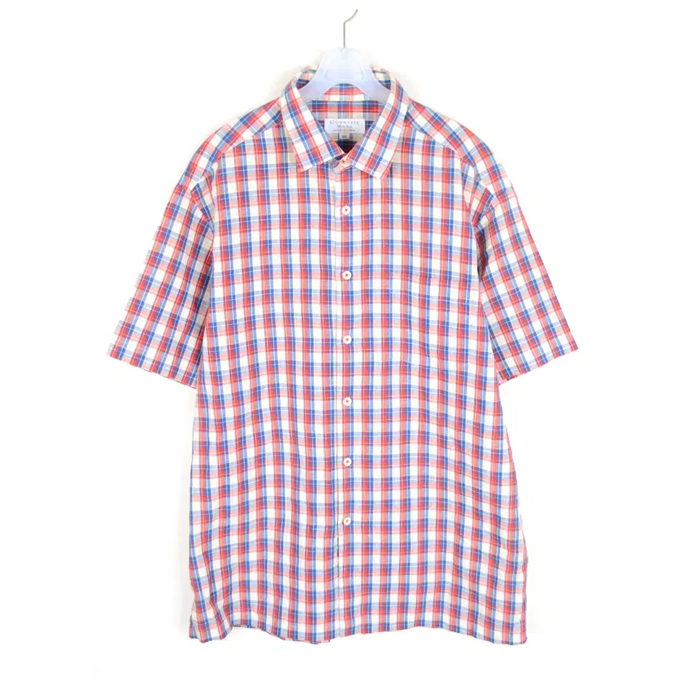 Countesmara Short-Sleeved Southern Men's XL Check Shirt NB5779