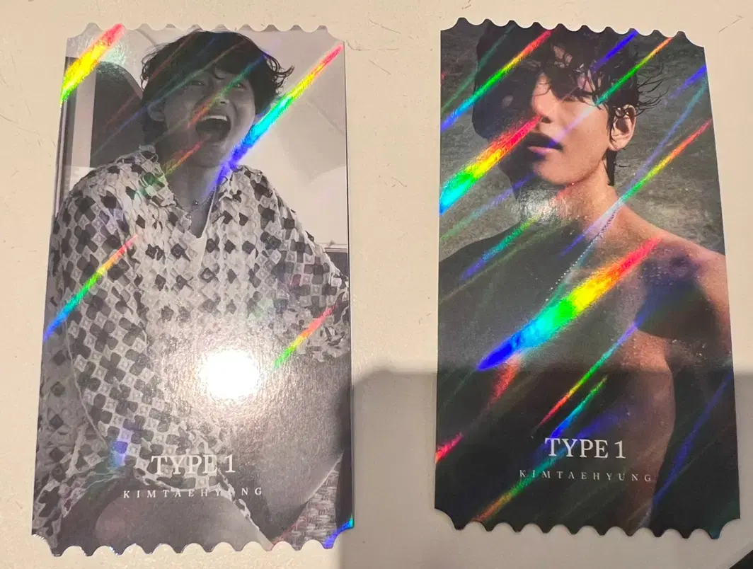 Taehyung v V type 1 Exhibition photo ticket photo ticket