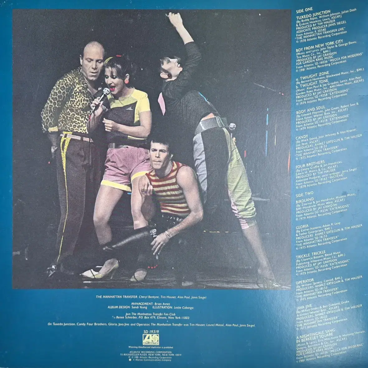 수입반/Manhattan Transfer - the best of LP