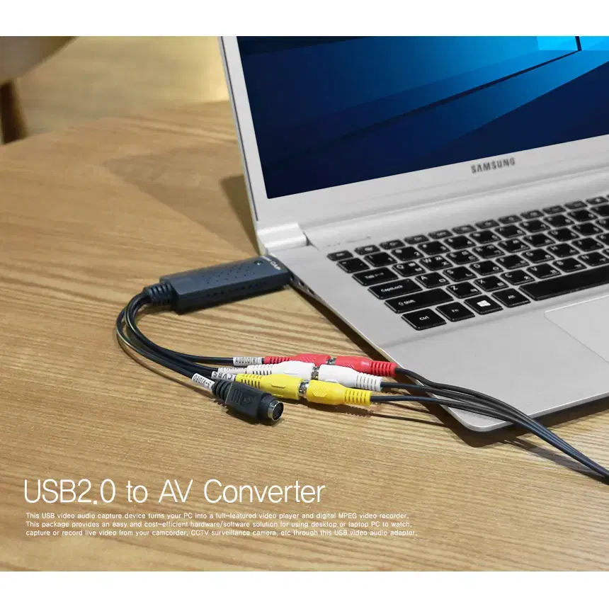 USB2.0 to AV 비디오 캡처카드