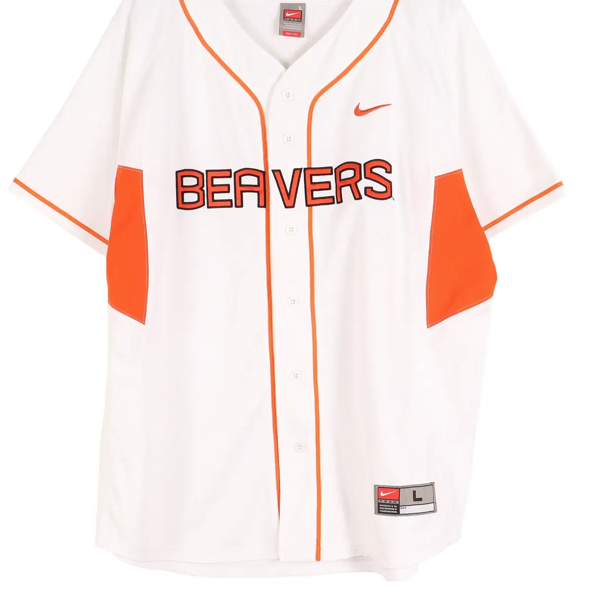 L 나이키(NIKE) BEAVERS 베이스볼 져지