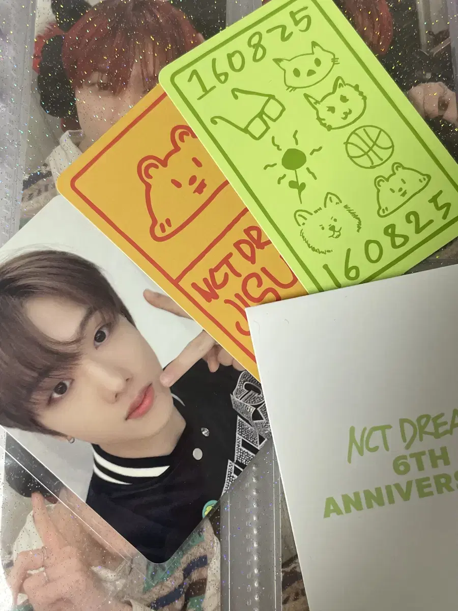 NCT Dream 6th Anniversary jisung Lucky kard Set WTS