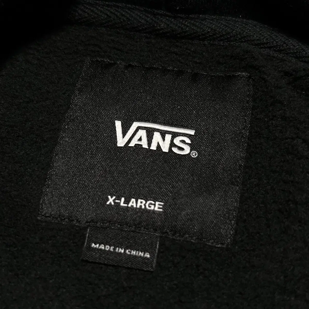 [ XL ] Vans 반스 오리지널 올드스쿨 로고 블랙 후드티