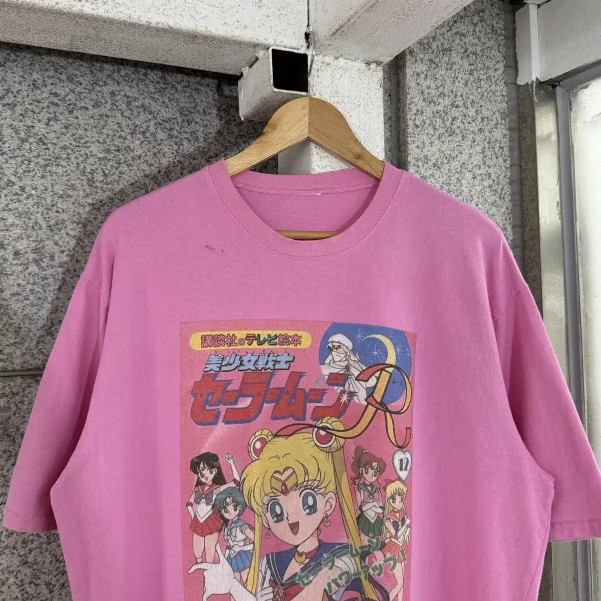 VTG JPN 세일러문 그래픽 반팔티