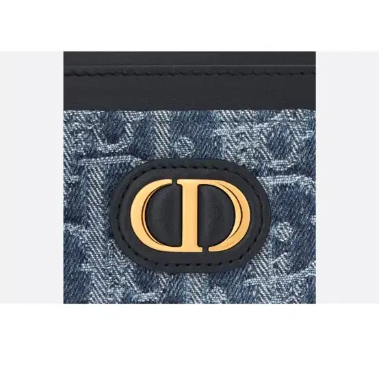 디올 카드 지갑(새상품) Denim Dior Oblique