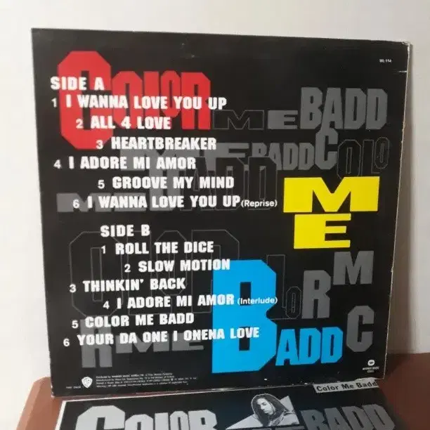 Color Me Badd 팝엘피 바이닐vinyl poplp 알앤비뉴잭스윙