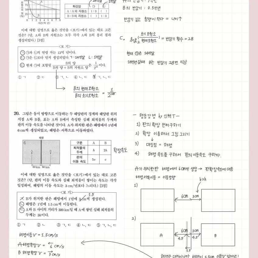 이신혁 지구과학1 킬러주제 스킬 정리