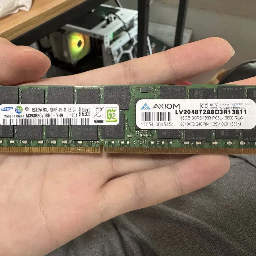 삼성 DDR3 16GB ECC RAM