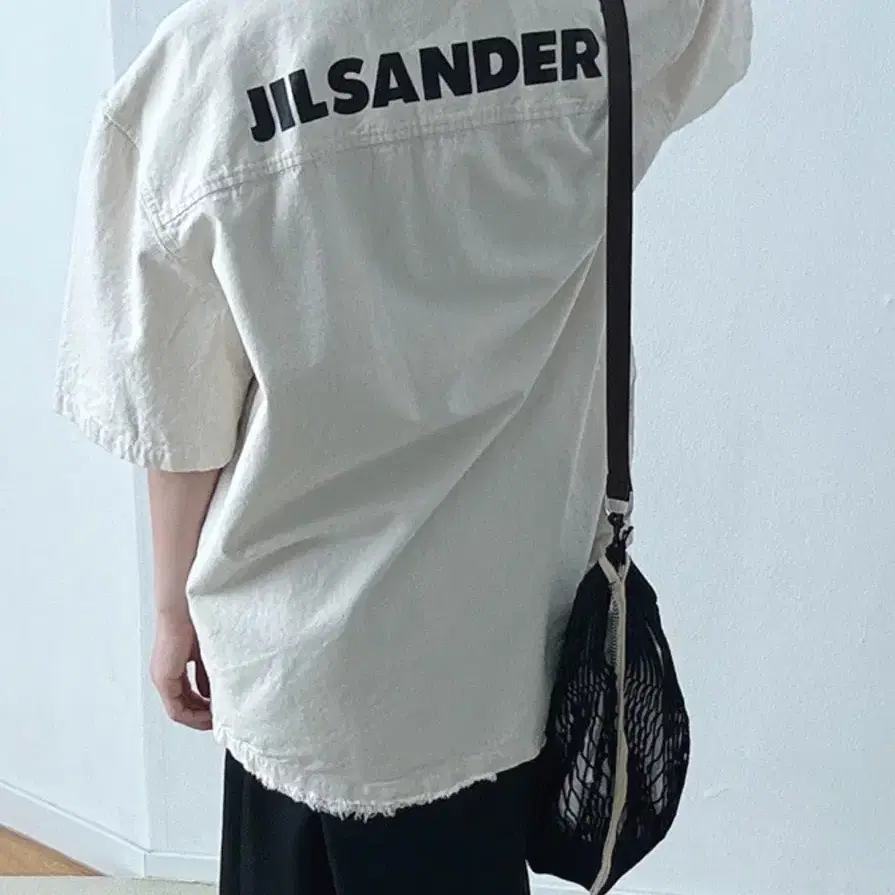 JIL SANDER 질샌더 로고 셔츠