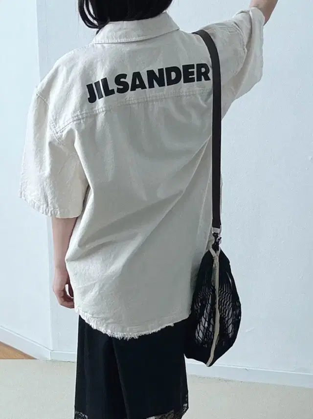 JIL SANDER 질샌더 로고 셔츠