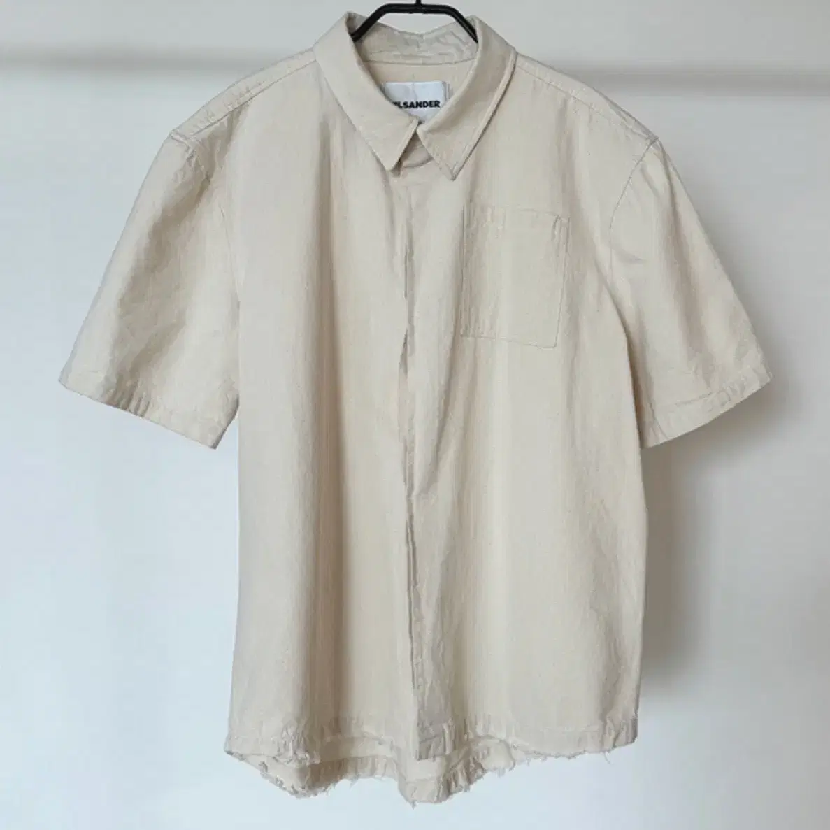 JIL SANDER 질샌더 로고 셔츠