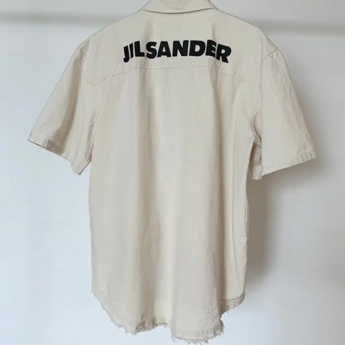 JIL SANDER 질샌더 로고 셔츠