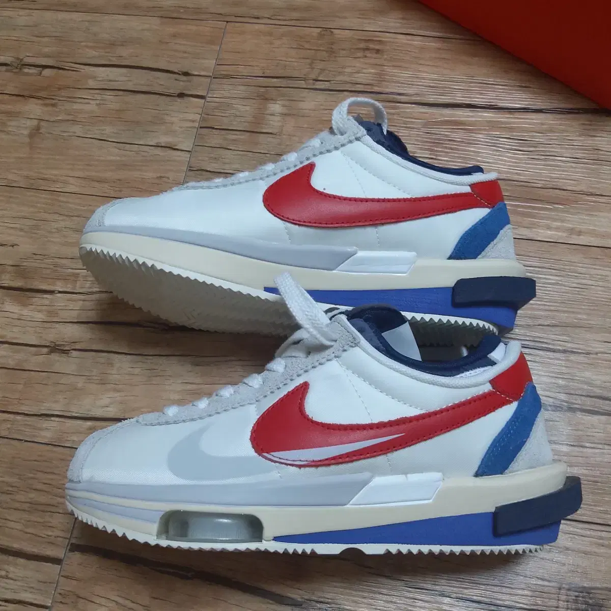 Nike x Sacai Zoom Cortez SP White and Un