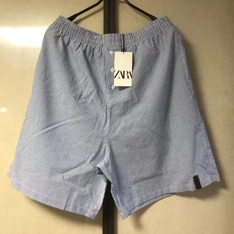 자라(ZARA) 23SS 스트라이프 코튼 파자마 팬츠 L