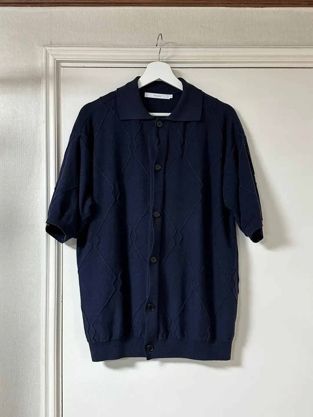 Shutter half vahn cardigan navy size M