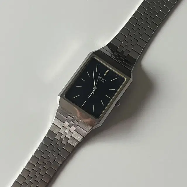 세이코 - 70s stripe navy dial square quartz