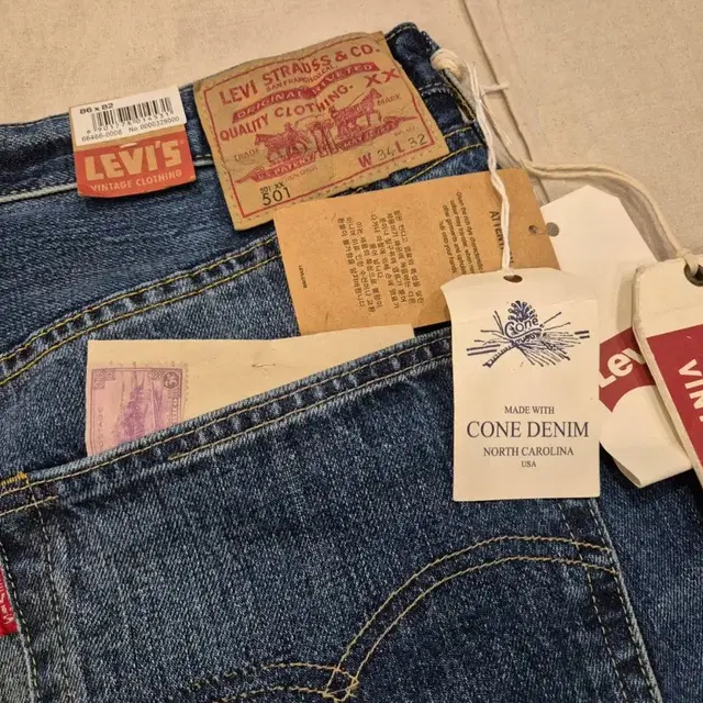 34>LEVIS LVC 1966 501xx