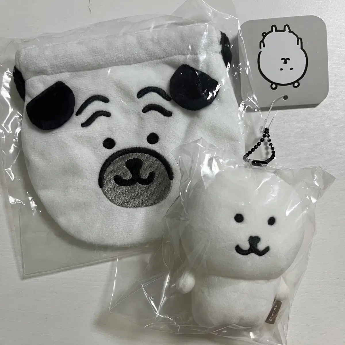 미개봉) 나가노 농담곰 퍼그 기본 마스코트 파우치 세트