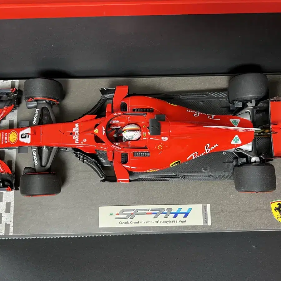 BBR Ferrari F1 2018 SF71H 1:18 다이캐스트