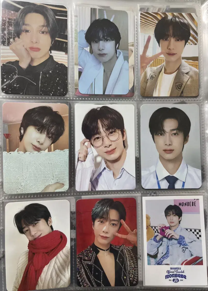 Monstax monsta x hyungwon photocard sell Cheops Welage etc.