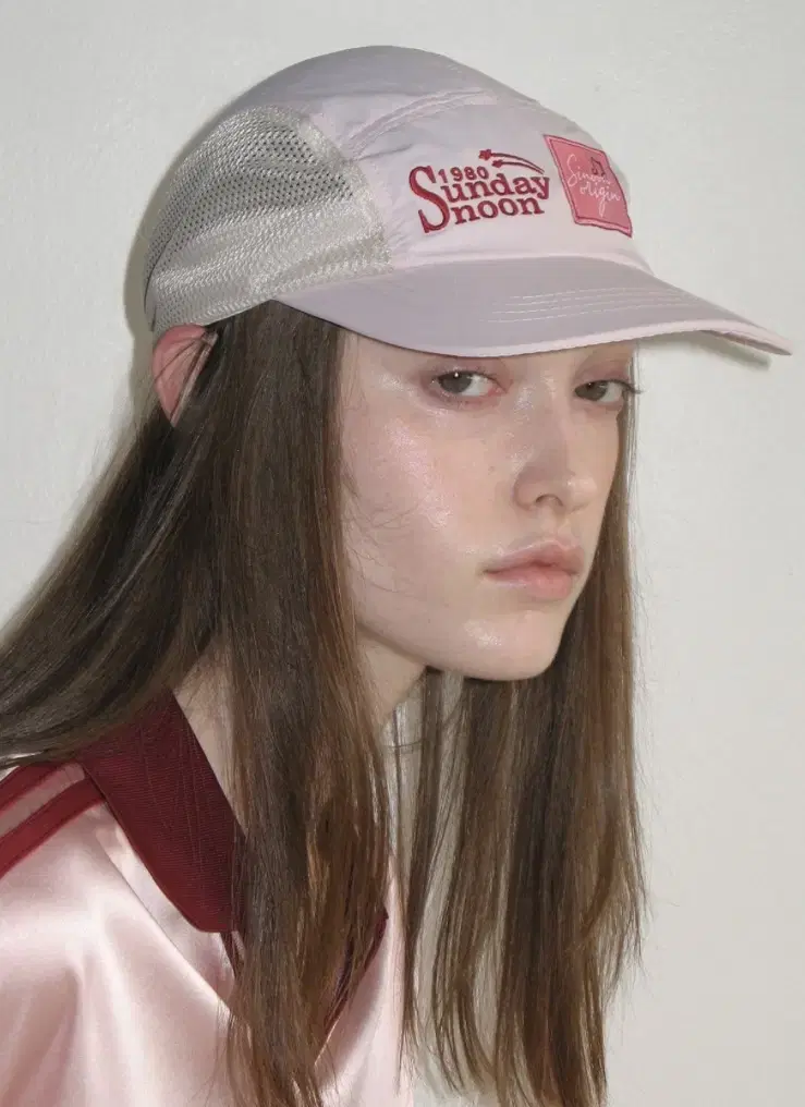 시눈 Sundaynoon Mesh Cap (Light Pink) 볼캡