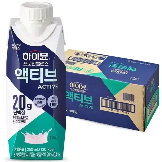 하이뮨 프로틴 밸런스 액티브 250ml 18개