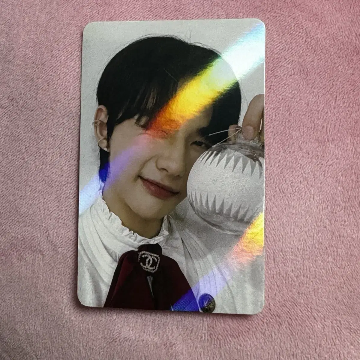 Skz straykids hyunjin hwang hyunjin photocard pre-order benefit Clever Christmas Evil