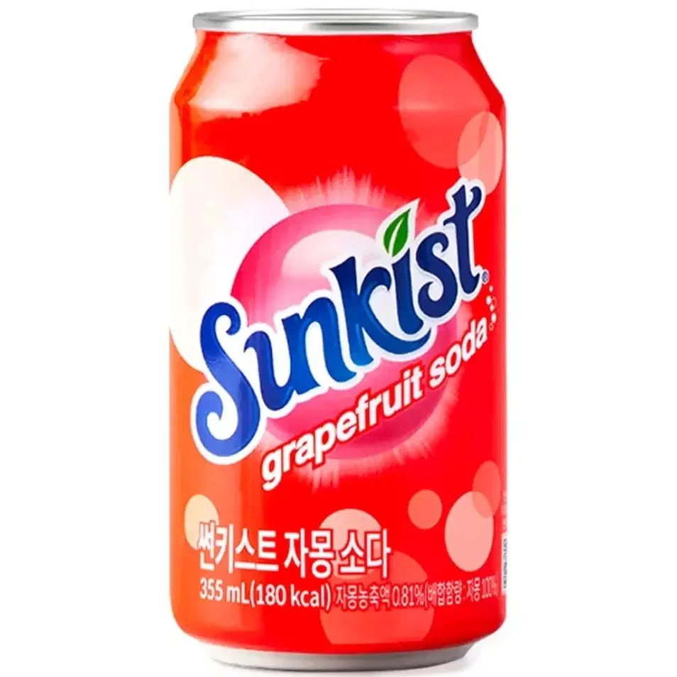 썬키스트 자몽소다 355ml 18개