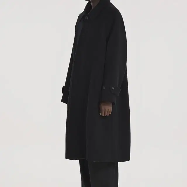 브라운야드 23F/W Balmacaan Coat (Black)