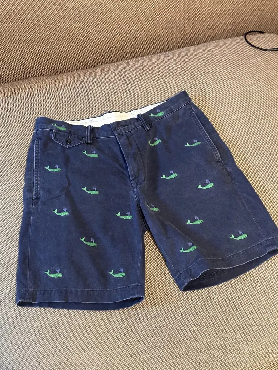 Polo Ralph Lauren Whale Embroidered Shorts 2x (size 30)