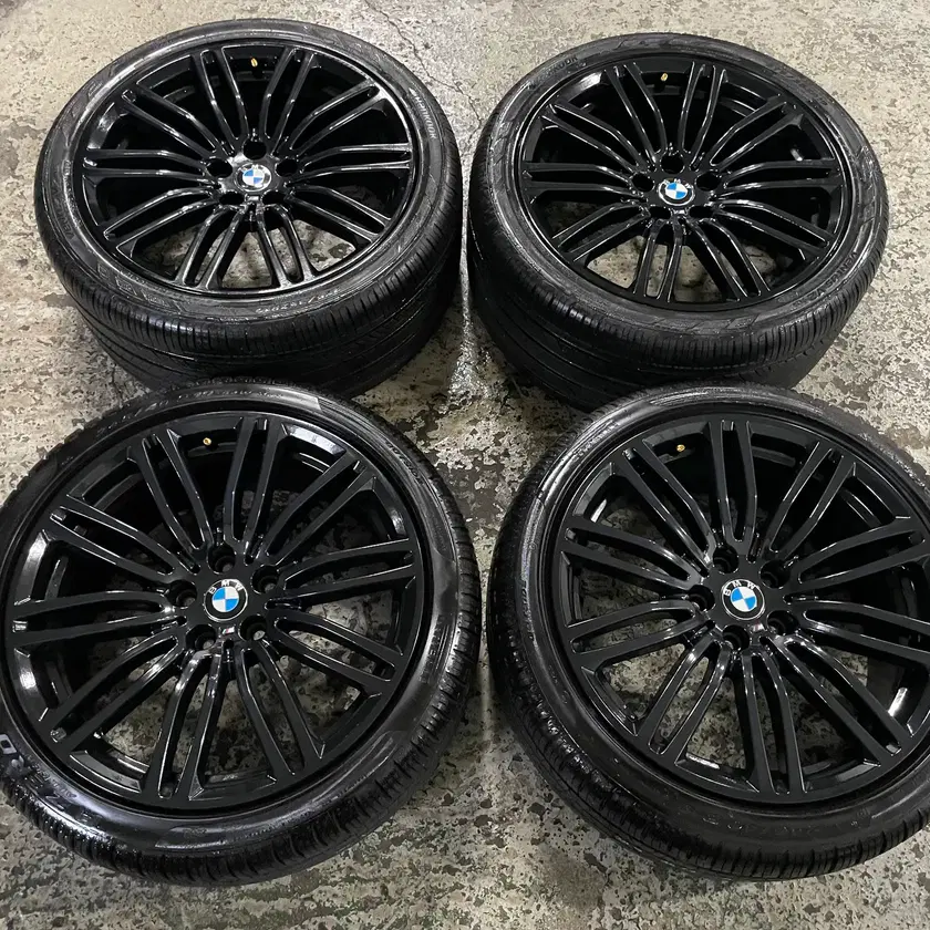 BMW 664M Genuine Black 19-inch Wheel Tire for Sale on Bunjang Global Site.
