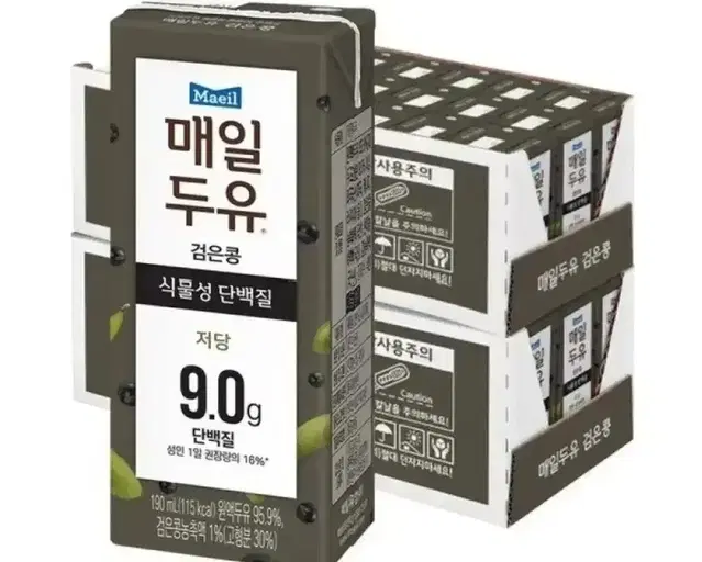 매일두유 검은콩 190ml 48개