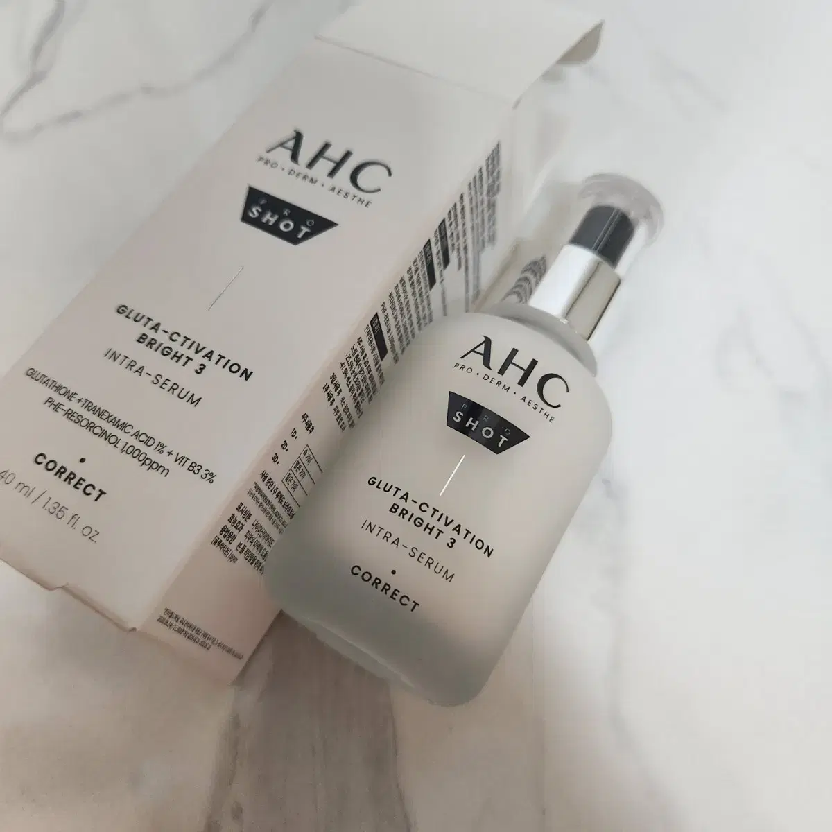 AHC 프로 샷 글루타 액티베이션 브라이트 3 인트라 세럼 40ml