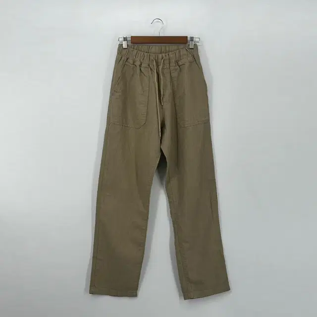 유니폼 브릿지 라미 면바지 린넨 마 (M size / BROWN)