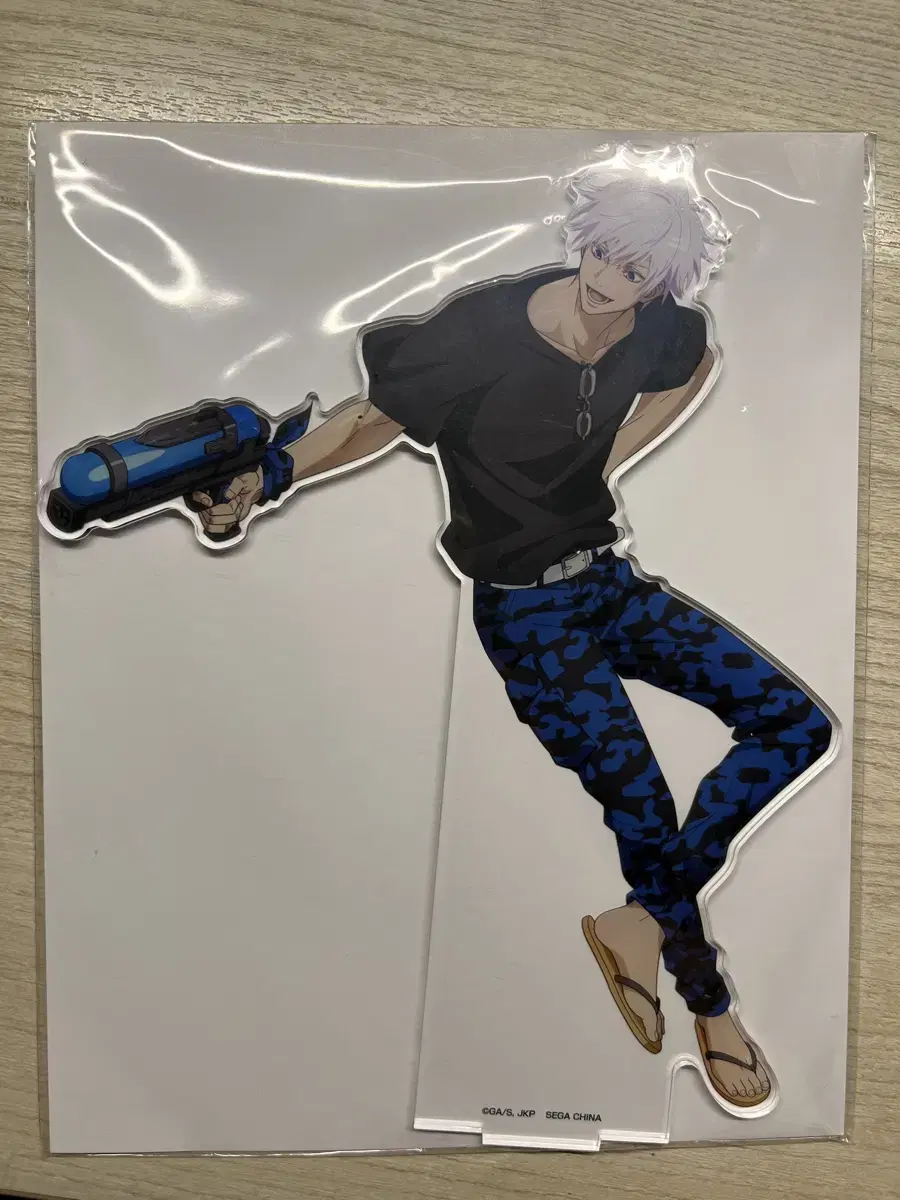 Unsealed) Zuu Spinning Gojo Water Gun Big Acrylic Stand